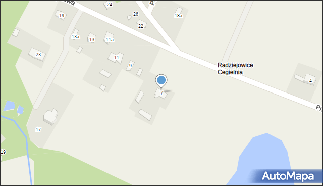 Radziejowice, Przemysłowa, 7, mapa Radziejowice