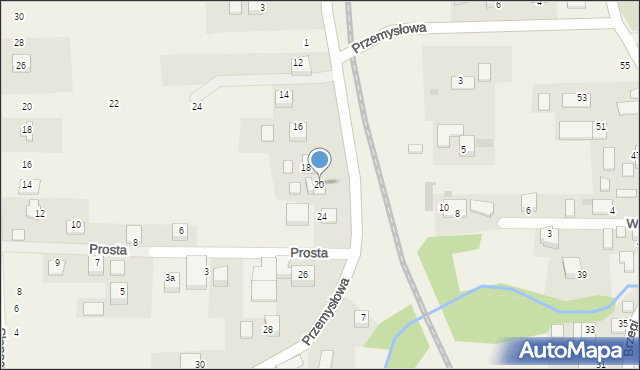 Radziszów, Przemysłowa, 20, mapa Radziszów