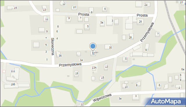 Radziszów, Przemysłowa, 32, mapa Radziszów