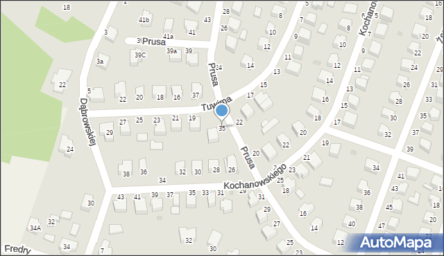 Rawa Mazowiecka, Prusa, 35, mapa Rawa Mazowiecka