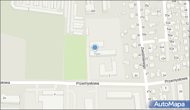 Rawa Mazowiecka, Przemysłowa, 2, mapa Rawa Mazowiecka