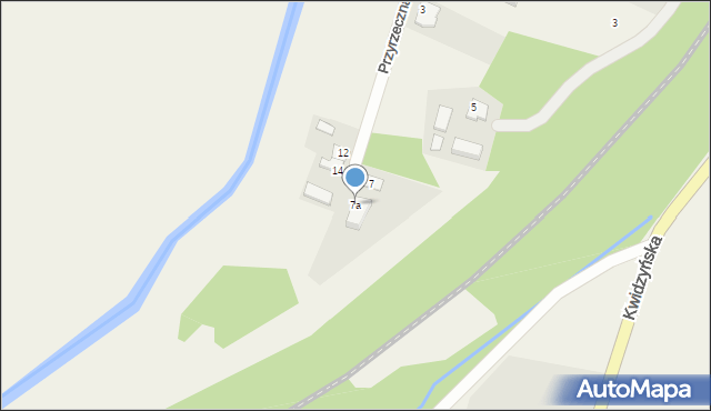 Rozpędziny, Przyrzeczna, 7a, mapa Rozpędziny