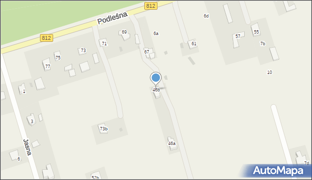 Rudka, Przyjazna, 46b, mapa Rudka