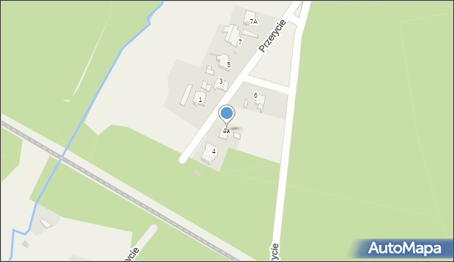 Rudy, Przerycie, 4a, mapa Rudy