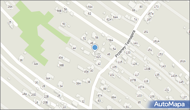 Rydułtowy, Przerwy-Tetmajera Kazimierza, 42D, mapa Rydułtowy