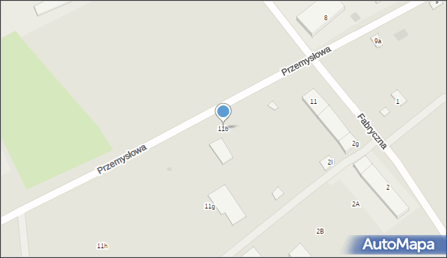 Ryki, Przemysłowa, 11b, mapa Ryki