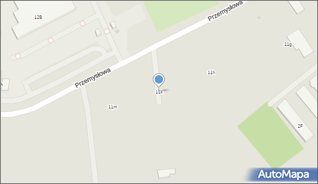 Ryki, Przemysłowa, 11k, mapa Ryki