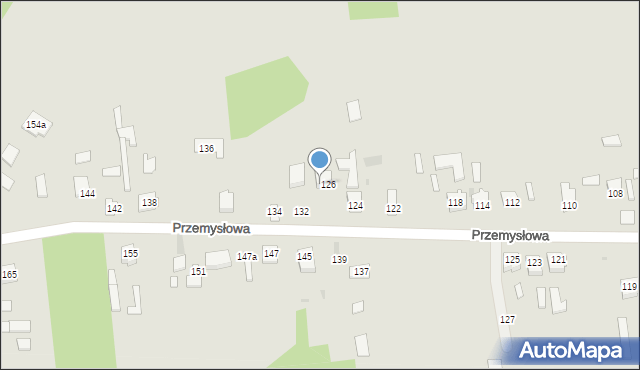 Ryki, Przemysłowa, 128, mapa Ryki