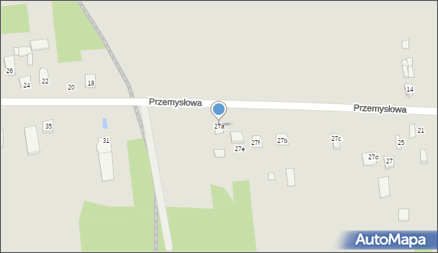 Ryki, Przemysłowa, 27a, mapa Ryki