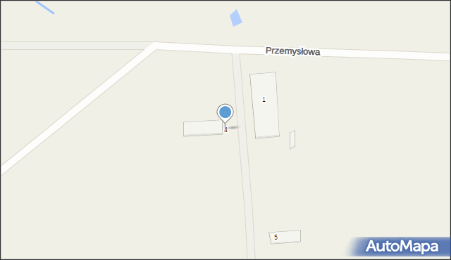 Sękowo, Przemysłowa, 4, mapa Sękowo