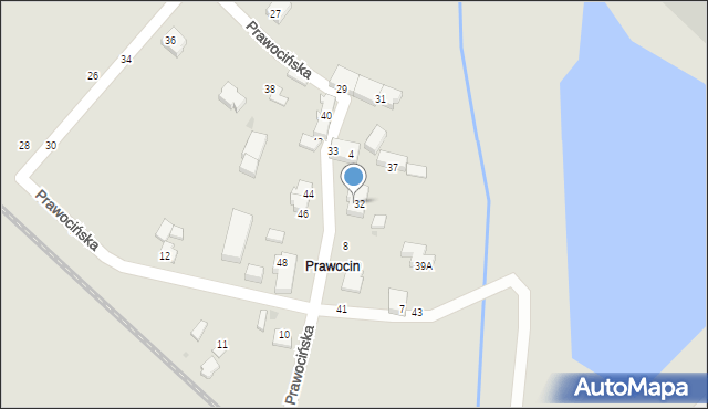 Siechnice, Prawocińska, 35, mapa Siechnice