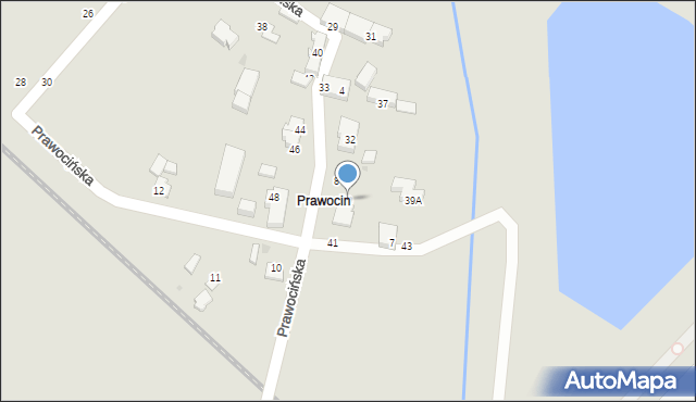 Siechnice, Prawocińska, 39, mapa Siechnice