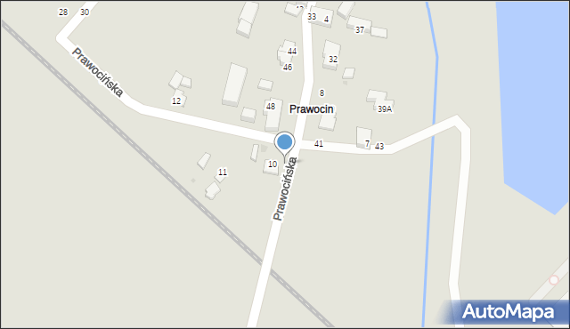 Siechnice, Prawocińska, 49, mapa Siechnice