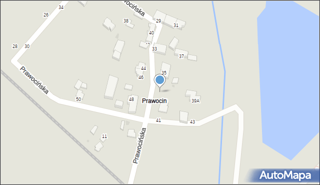 Siechnice, Prawocińska, 8, mapa Siechnice