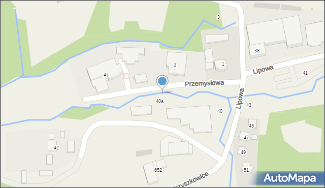 Siepraw, Przemysłowa, 1, mapa Siepraw