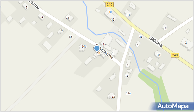 Silno, Przyrzeczna, 10a, mapa Silno