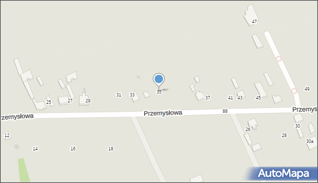 Skierniewice, Przemysłowa, 35, mapa Skierniewic