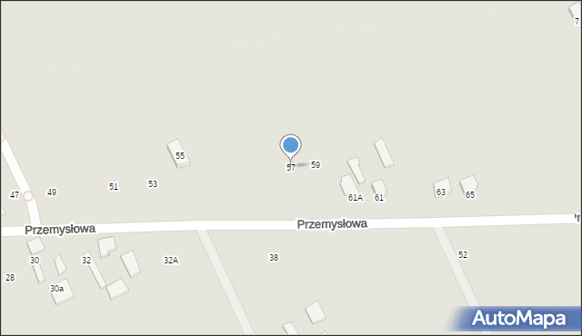 Skierniewice, Przemysłowa, 57, mapa Skierniewic