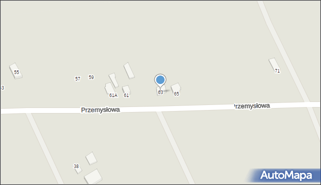 Skierniewice, Przemysłowa, 63, mapa Skierniewic