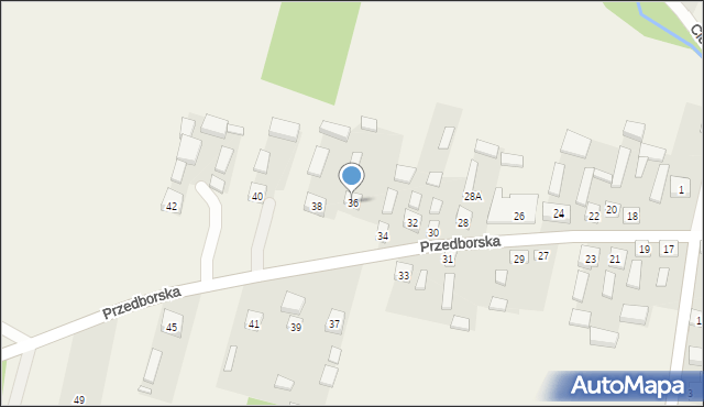 Skórkowice, Przedborska, 36, mapa Skórkowice