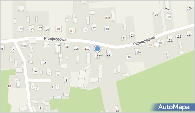 Skuszew, Przejazdowa, 112, mapa Skuszew