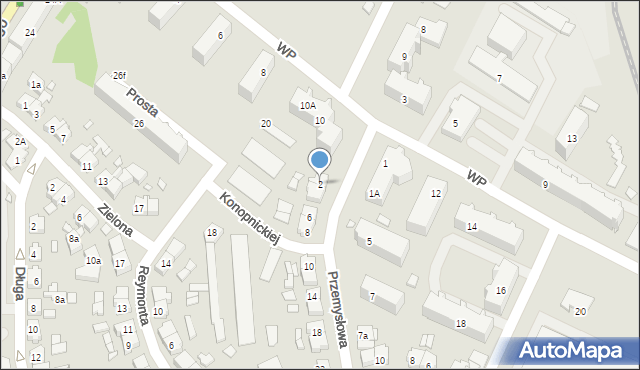 Śrem, Przemysłowa, 2, mapa Śrem