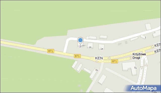 Stalowa Wola, Przemysłowa, 1c, mapa Stalowa Wola