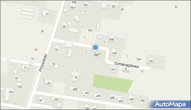 Stanisławów Pierwszy, Przyszłość, 54B, mapa Stanisławów Pierwszy