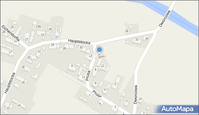 Staniszcze Małe, Prusa Bolesława, 10, mapa Staniszcze Małe