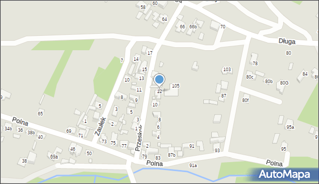 Starachowice, Przeskok, 12, mapa Starachowic