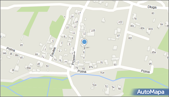 Starachowice, Przeskok, 8, mapa Starachowic