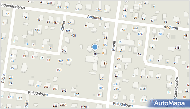 Starogard Gdański, Prusa Bolesława, 8B, mapa Starogard Gdański