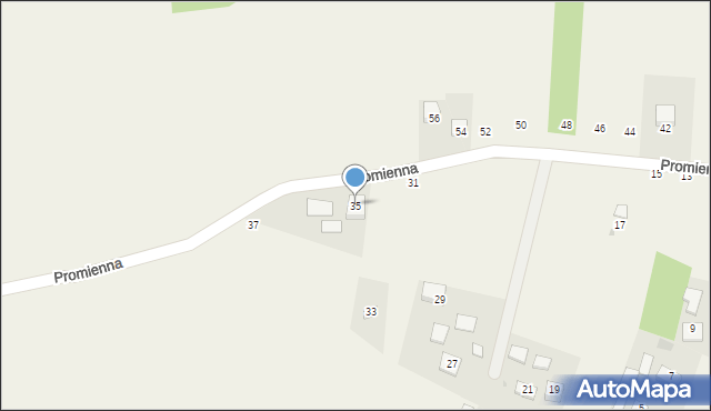 Sterkowiec, Promienna, 35, mapa Sterkowiec