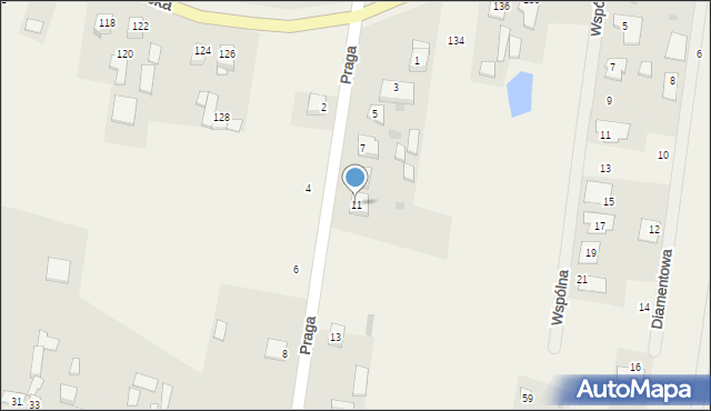 Stok Lacki, Praga, 11, mapa Stok Lacki