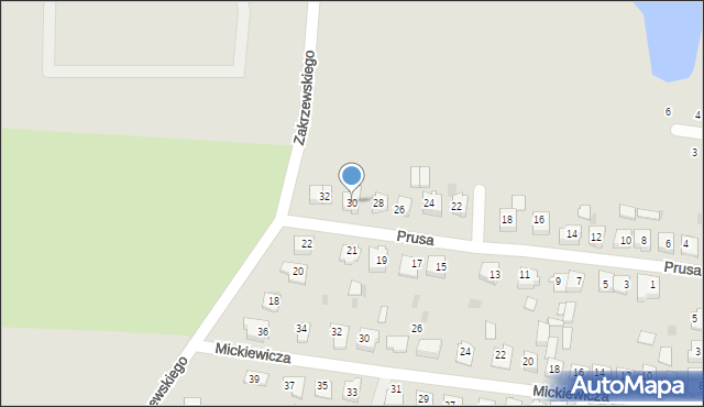 Strzelno, Prusa Bolesława, 30, mapa Strzelno