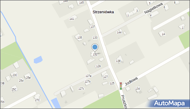 Strzeniówka, Pruszkowska, 131, mapa Strzeniówka