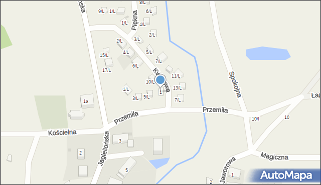 Sulistrowice, Przemiła, 1, mapa Sulistrowice