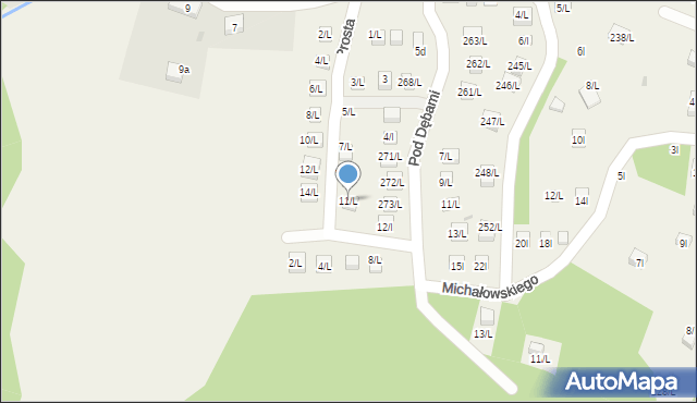 Sulistrowiczki, Prosta, 11/L, mapa Sulistrowiczki