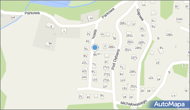 Sulistrowiczki, Prosta, 5/L, mapa Sulistrowiczki