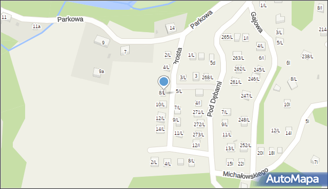 Sulistrowiczki, Prosta, 8l, mapa Sulistrowiczki