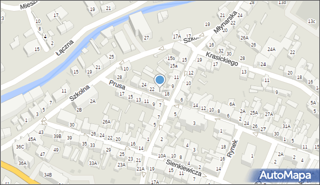 Świebodzice, Prusa Bolesława, 20, mapa Świebodzice