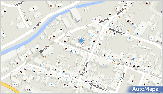 Świebodzice, Prusa Bolesława, 22, mapa Świebodzice