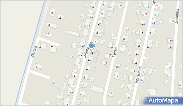 Szamotuły, Prosta, 14, mapa Szamotuły
