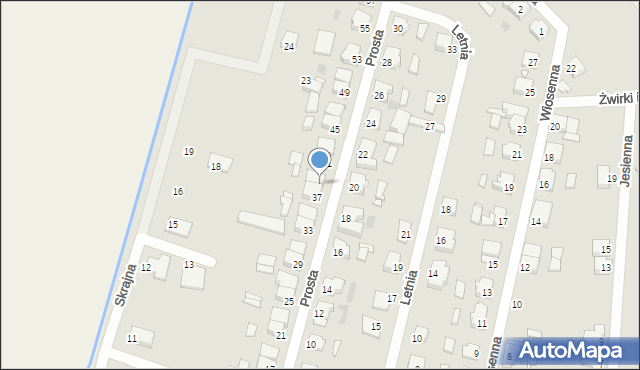 Szamotuły, Prosta, 39, mapa Szamotuły