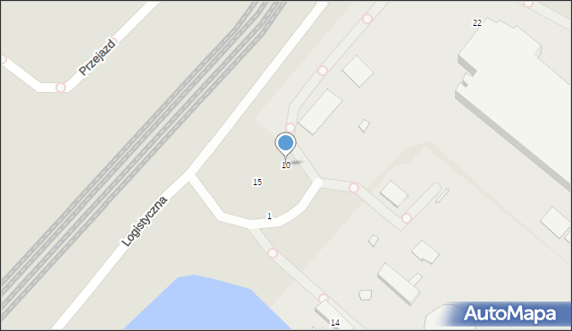 Szczecin, Przejazd, 10, mapa Szczecina