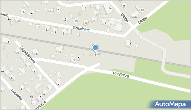 Szczecin, Przytorze, 1, mapa Szczecina