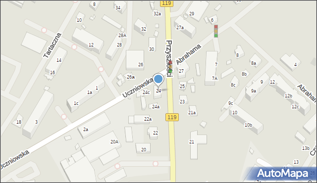 Szczecin, Przyszłości, 24, mapa Szczecina