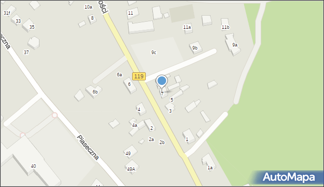 Szczecin, Przyszłości, 7, mapa Szczecina