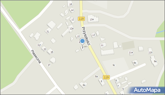 Szczecin, Przyszłości, 8, mapa Szczecina