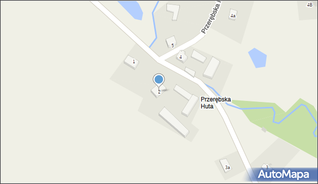 Szczodrowo, Przerębska Huta, 2, mapa Szczodrowo